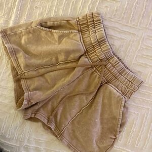 Women's XS Tan Sweat Shorts